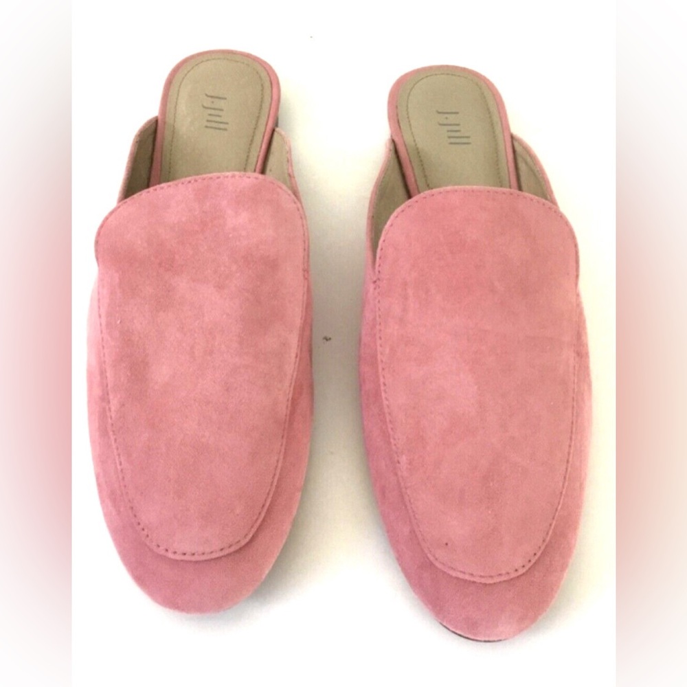 J. Jill Women's Pink Suede Mules size 8.5